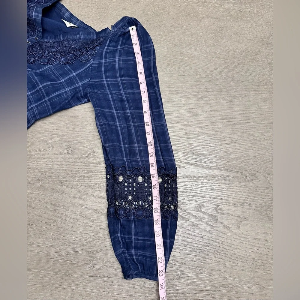 Anthropologie Akemi + Kin Plaid Kerchief Dress – Size 2 - Picture 8 of 12